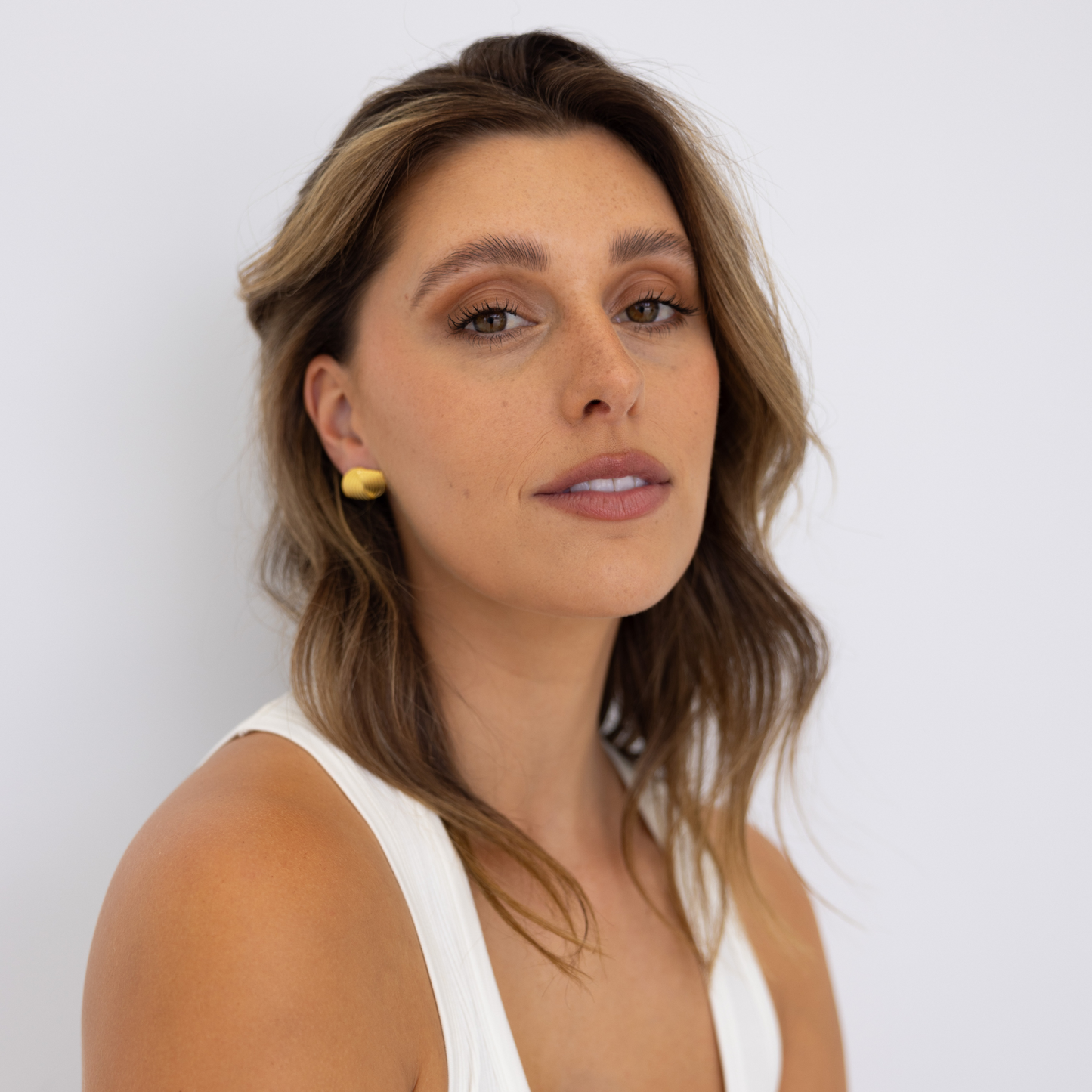 Gold Twist Earring