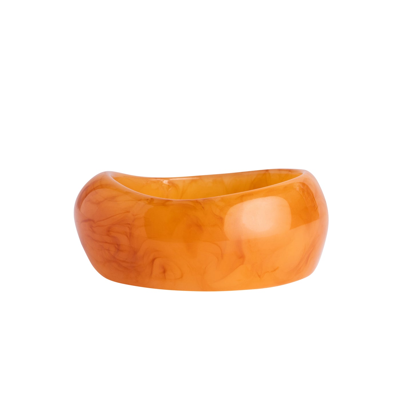 Resin Orange Bangle