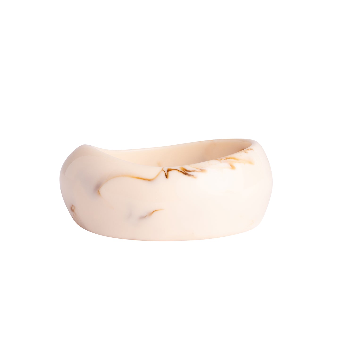  Cream Resin Bangle